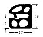 Z1 -1223 - Gummiprofile - Türscheiben- Fensterdichtungsprofile