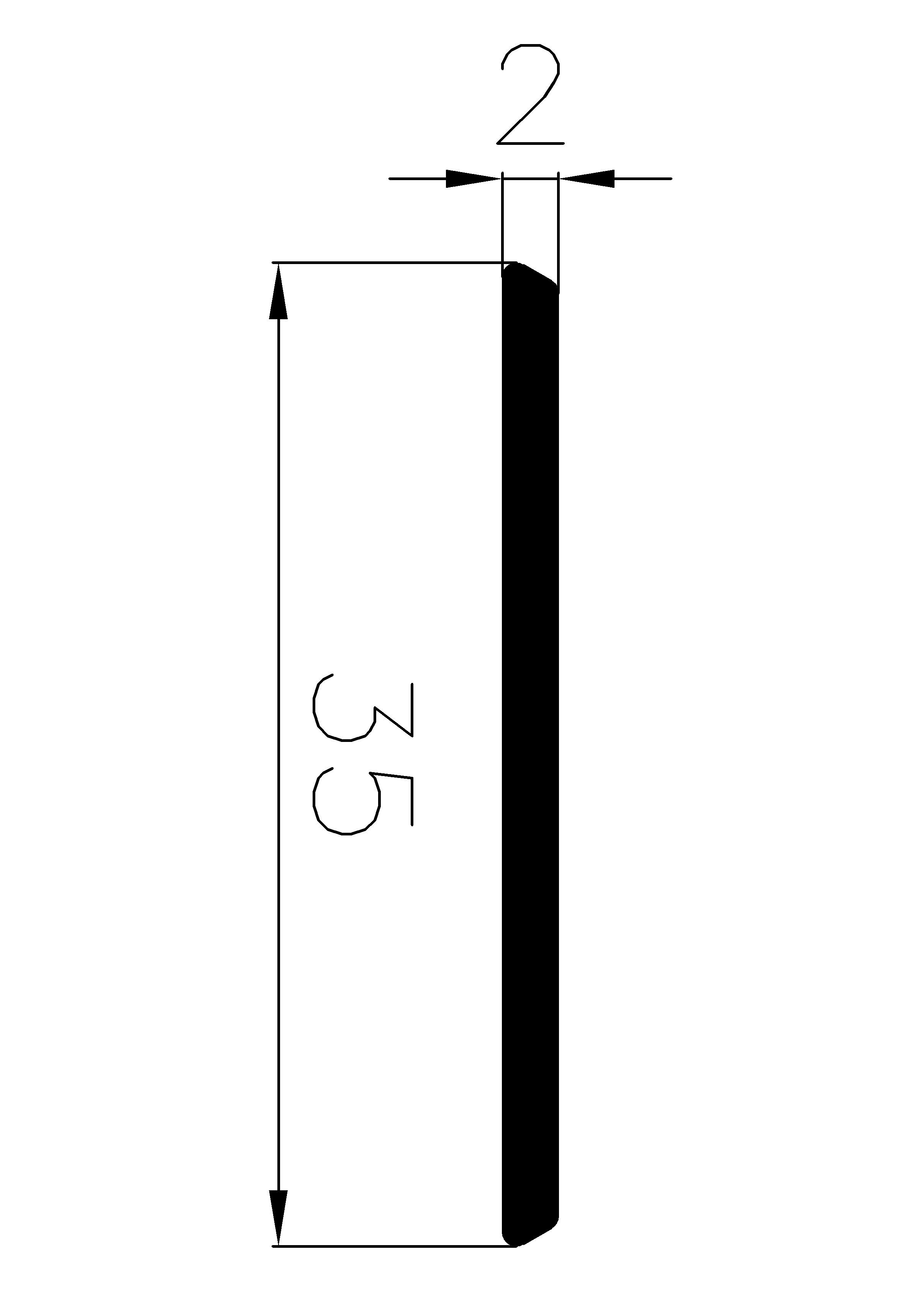 4050403KG - sponge profiles - Square profiles