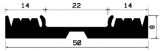 F 1247 - EPDM-Profile - Schutzmaskenprofile