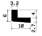 Wi 1262 - gumi profilok - Szögalakú profil / L-profil