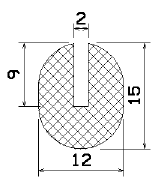 MZS 25402 - Schaumgummiprofile bzw. Moosgummiprofile - U-Profile