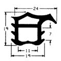 Z1 -1296 - Gummiprofile - Türscheiben- Fensterdichtungsprofile Z1 -1296 - Gummiprofile - Türscheiben- Fensterdichtungsprofile