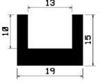 18820365KG - EPDM-Gummi -Profile - U-Profile