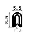 SD-0044 - Co-Ex-Profile mit Metalleinsätze - Kantenschutzprofile SD-0044 - Co-Ex-Profile mit Metalleinsätze - Kantenschutzprofile