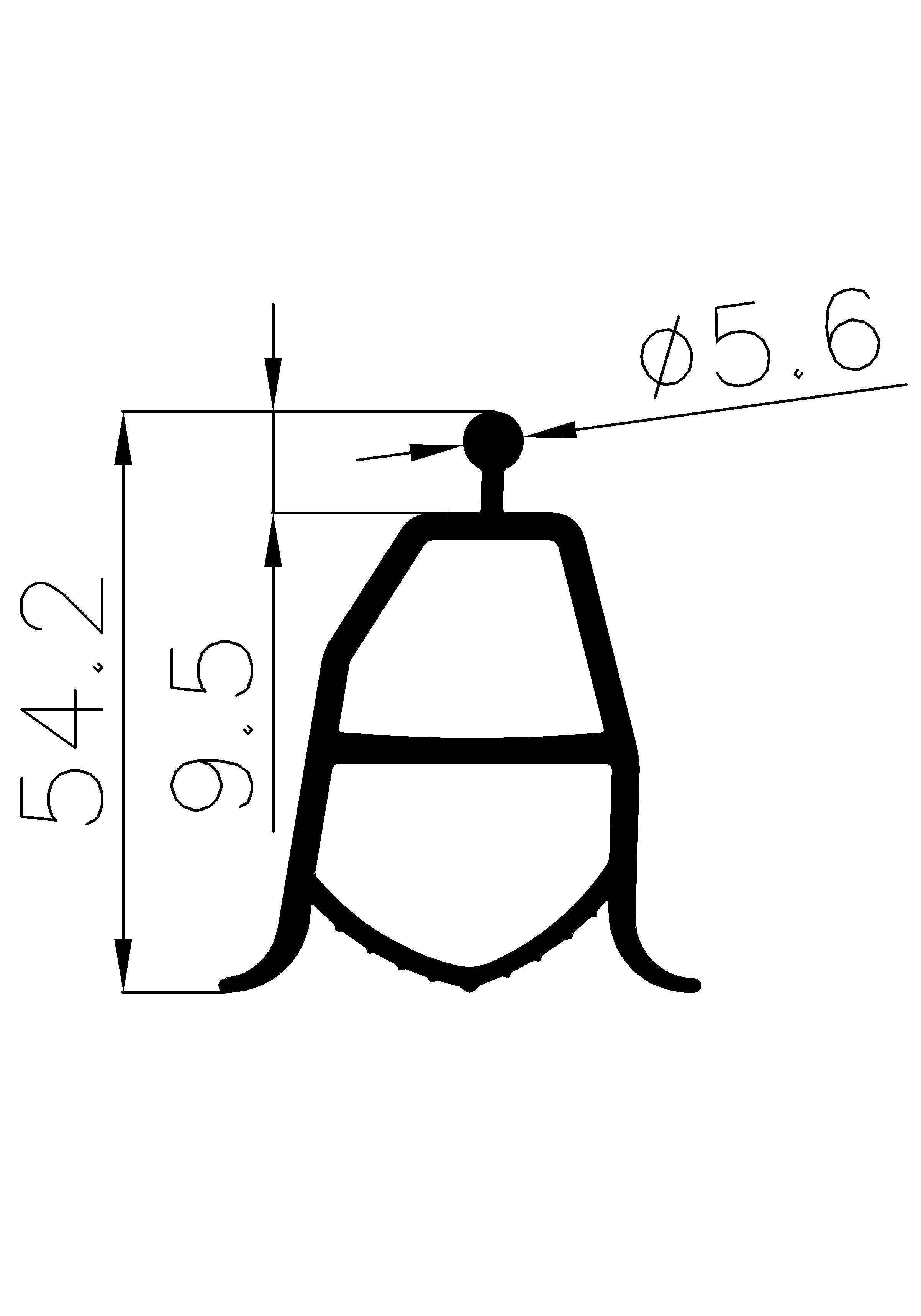 4620360KG - EPDM-Kautschukprofile - Rolltor- und Fingerschutzprofile