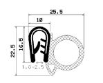SD-0180 MIN. 1000 m - Co-Ex-Profile mit Metalleinsätze - Kantenschutzprofile SD-0180 MIN. 1000 m - Co-Ex-Profile mit Metalleinsätze - Kantenschutzprofile