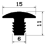 14530365KG - rubber profiles - Cover and T-profiles