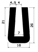 TU1- 1370 - EPDM-Gummi -Profile - U-Profile