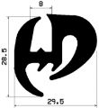 KL 1532 - EPDM-Befestigungsprofile - Klemmprofile / Befestigungs- und Dichtungsprofile KL 1532 - EPDM-Befestigungsprofile - Klemmprofile / Befestigungs- und Dichtungsprofile