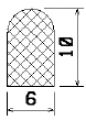 MZS 25516 - EPDM sponge profiles - Semi-circle, D-profiles