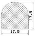 MZS 25527 - EPDM sponge profiles - Semi-circle, D-profiles