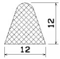 MZS 25630 - EPDM-Schaumgummi-Profile - Halbrundprofile / D-Profile