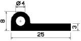 FN 1596 - Silikon Profile - Fahnenprofile bzw. P-Profile