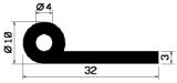 FN 1624 - Silikon Profile - Fahnenprofile bzw. P-Profile