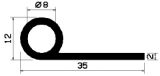 FN 1525 - EPDM profiles - Flag or 'P' profiles