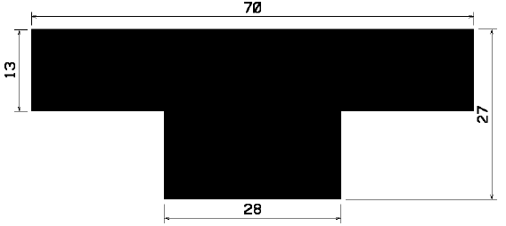 T 0107 - silicone rubber profiles - Cover and T-profiles