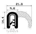 SD-0246 - with coextruded metal insert - Edge protection profiles