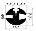 KL 1834 - stabilizing EPDM profiles - Stabilizing and stretcher profiles