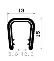 SD-0910 - Co-Ex-Profile mit Metalleinsätze - Kantenschutzprofile SD-0910 - Co-Ex-Profile mit Metalleinsätze - Kantenschutzprofile