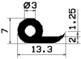FN 1967 - Silikon Profile - Fahnenprofile bzw. P-Profile FN 1967 - Silikon Profile - Fahnenprofile bzw. P-Profile