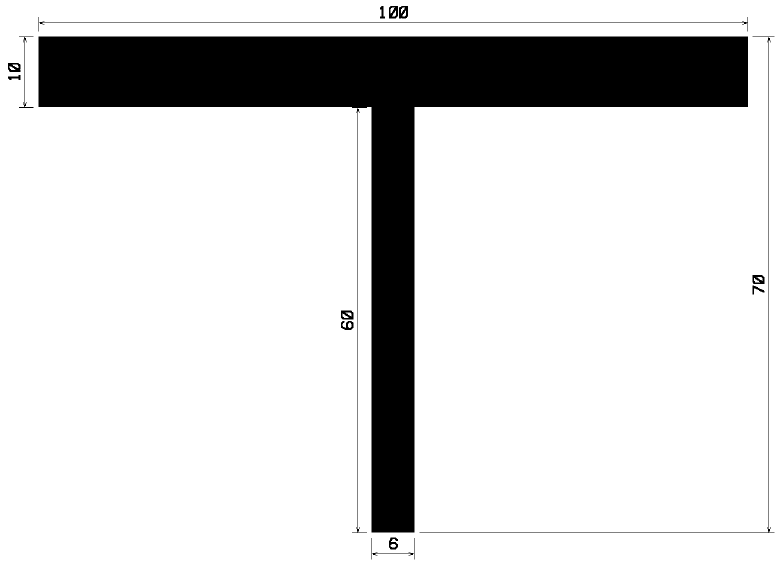 T 1981 - EPDM Gummi-Profile - Abdeckung und T-Profile