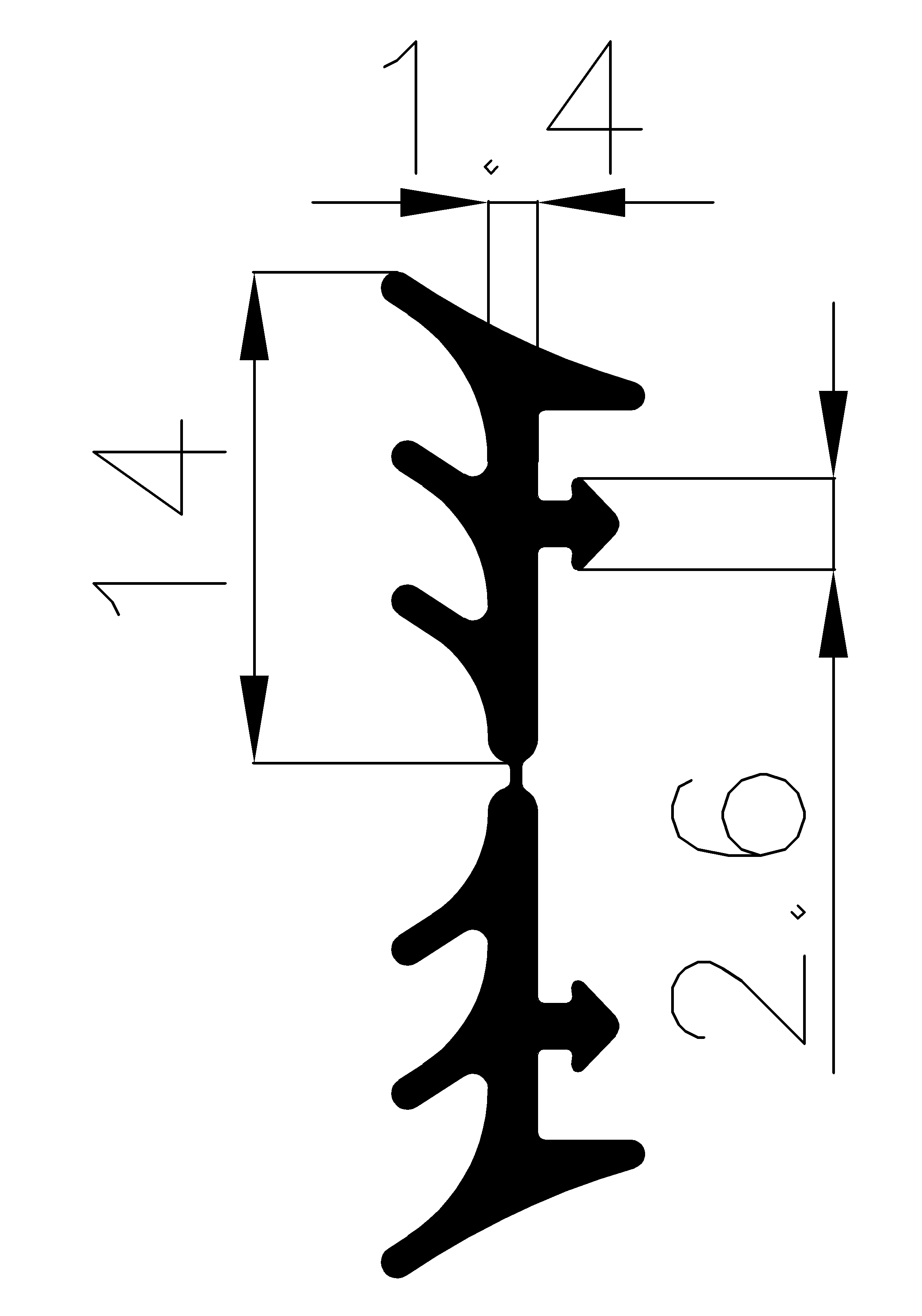 6940370KG - Verglasunsprofile