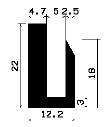 TU1- 2008 - EPDM-Gummi -Profile - U-Profile TU1- 2008 - EPDM-Gummi -Profile - U-Profile