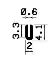 TU1- 2031 - EPDM-Gummi -Profile - U-Profile TU1- 2031 - EPDM-Gummi -Profile - U-Profile
