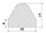 MZS 25777 - EPDM-Schaumgummi-Profile - Halbrundprofile / D-Profile
