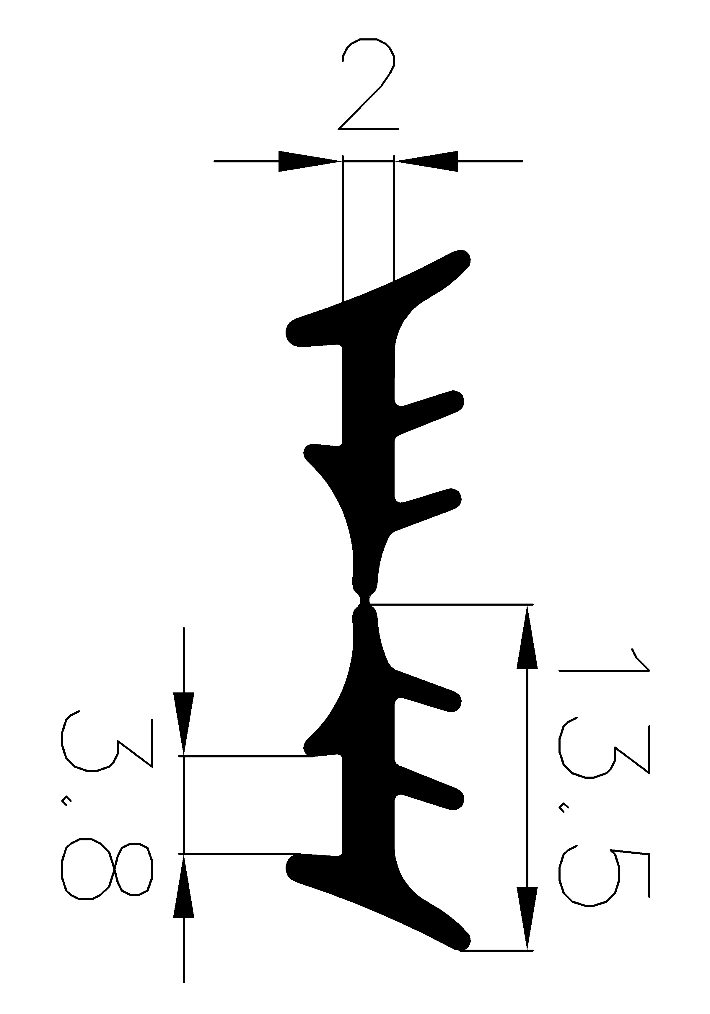 7260380KG - Glazing profiles