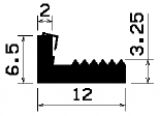 Wi 2436 - Gummi-„L”-Profil - Winkelprofile / L-Profile