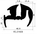 KL 2469 - EPDM-Befestigungsprofile - Klemmprofile / Befestigungs- und Dichtungsprofile