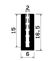 TU1- 2192 - Silikon Profile - U-Profile