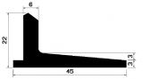 Wi 2201 - Gummi-„L”-Profil - Winkelprofile / L-Profile