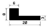 Wi 2305 - gumi profilok - Szögalakú profil / L-profil