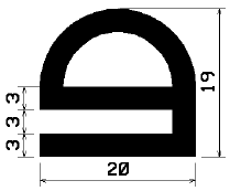 RT 2318 - Silikon-Kautschukprofilen - Rolltor- und Fingerschutzprofile