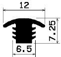 FA 2300 - EPDM Gummi-Profile - Abdeckung und T-Profile FA 2300 - EPDM Gummi-Profile - Abdeckung und T-Profile