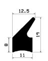 Z1 -2366 - Silikongummi-Profile - Türscheiben- Fensterdichtungsprofile Z1 -2366 - Silikongummi-Profile - Türscheiben- Fensterdichtungsprofile