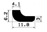 Wi 2406 - Gummi-„L”-Profil - Winkelprofile / L-Profile