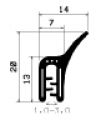 SD-0095 - Co-Ex-Profile mit Metalleinsätze - Kantenschutzprofile