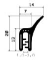 SD-0095 - Co-Ex-Profile mit Metalleinsätze - Kantenschutzprofile SD-0095 - Co-Ex-Profile mit Metalleinsätze - Kantenschutzprofile