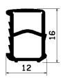 Z1 -1897 - Gummiprofile - Türscheiben- Fensterdichtungsprofile