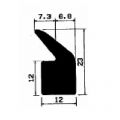Z1 -2522 - Gummiprofile - Türscheiben- Fensterdichtungsprofile
