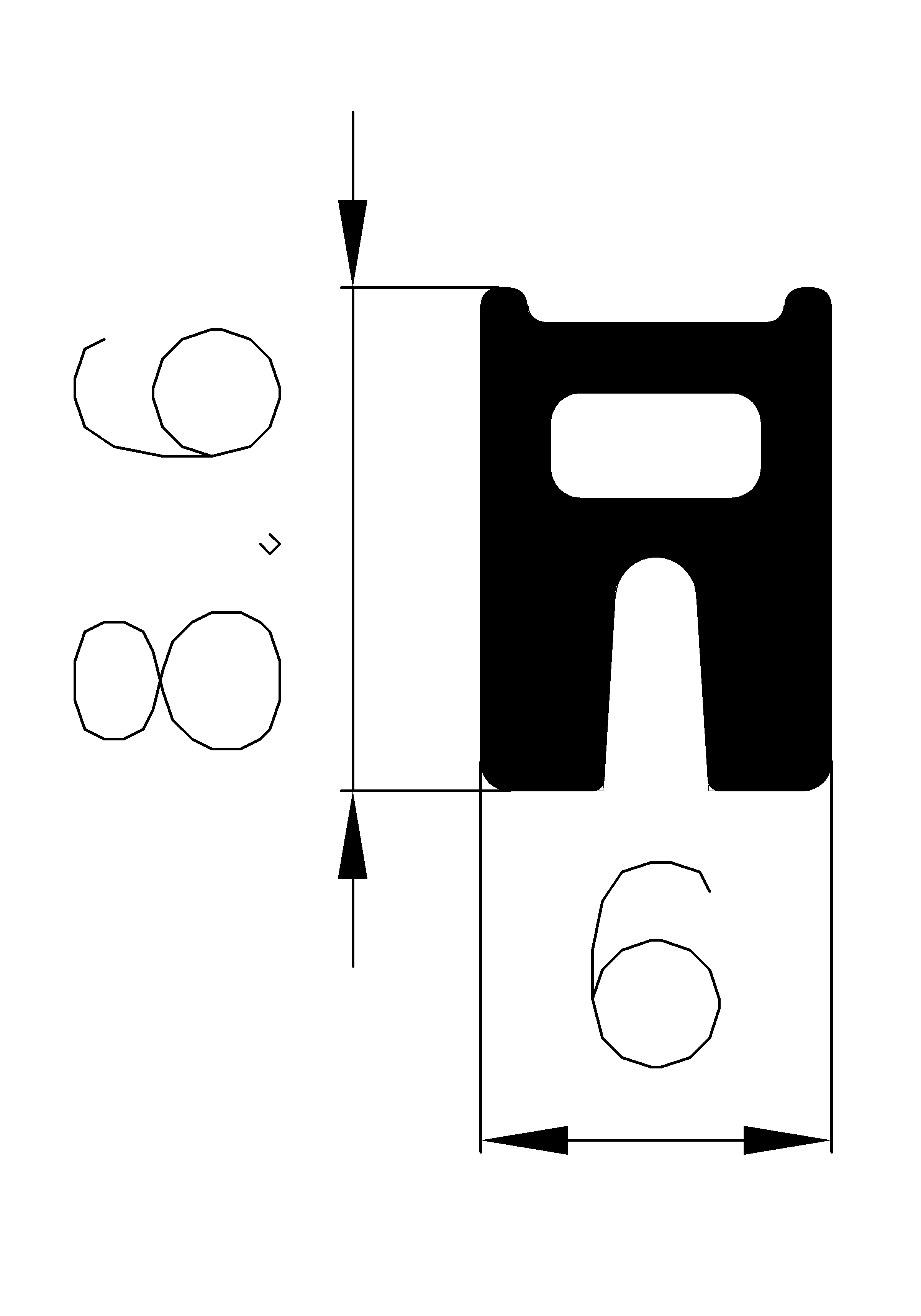 9530803KG - Silikonschaumgummiprofile - Rechteck-Profile