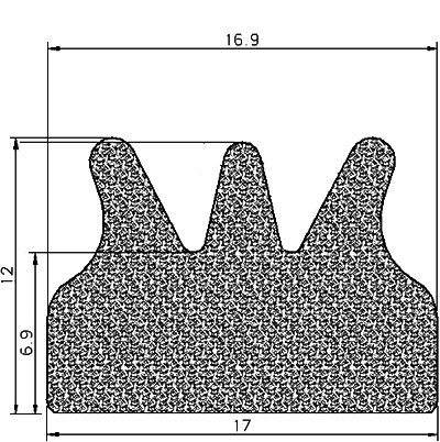 MZS - G289 17×12 mm - Kronenprofile