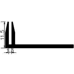 SO - G553 30×11,5 mm - Weitere Isolier-und Dichtungsprofile