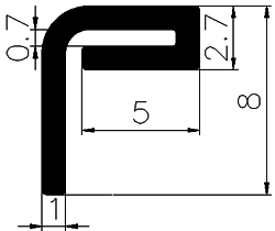 SDL - G609 - without metal insert - Edge protection profiles