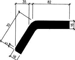 Wi - G654 - Gummi-„L”-Profil - Winkelprofile / L-Profile