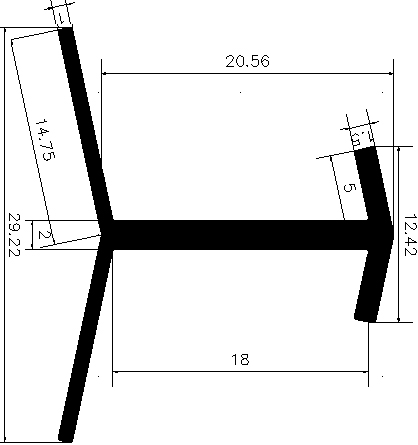 FA G666 - rubber profiles - Cover and T-profiles