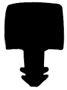 FA - G684 14×10 mm - EPDM Gummi-Profile - Abdeckung und T-Profile FA - G684 14×10 mm - EPDM Gummi-Profile - Abdeckung und T-Profile